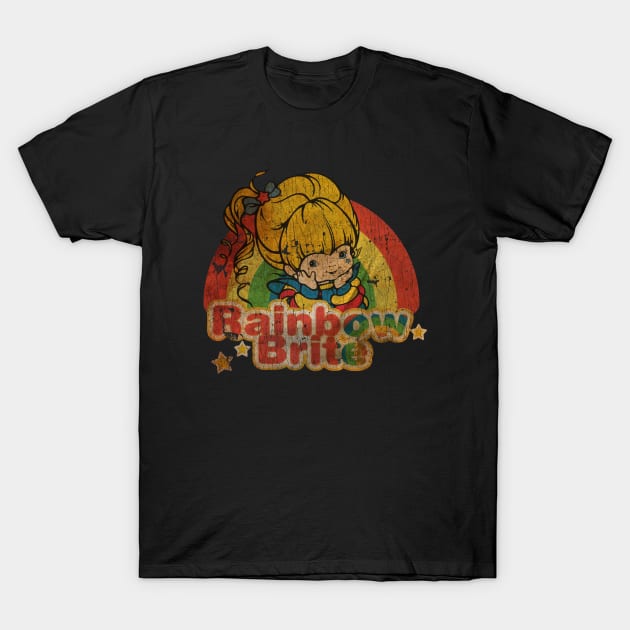 Rainbow Brite AND FRIEND texture T-Shirt by tresnoku